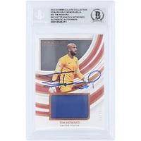 Tim Howard USMNT Autographed 2022-23 Panini Immaculate Collection Remarkable Memorabilia Relic #RM-TIM #/99 Beckett Fanatics Witnessed Authenticated Card