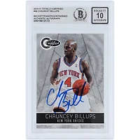 Chauncey Billups New York Knicks Autographed 2010-11 Panini Totally Certified Totally #66 #/ Beckett Fanatics Witnessed Authenticated 10 Card