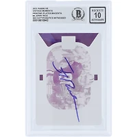 Jerry Rice San Francisco 49ers Autographed 2021 Panini Xr Magenta Printing Plate #VM-4 #1/1 Beckett Fanatics Witnessed Authenticated 10 Card