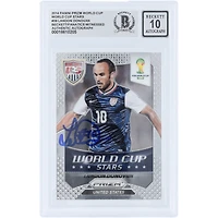 Landon Donovan USMNT Autographed 2014 Panini Prizm World Cup Stars #39 Beckett Fanatics Witnessed Authenticated 10 Card