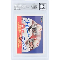 Joe Montana & Jerry Rice San Francisco 49ers Autographed 1990 Fleer #397 Beckett Fanatics Witnessed Authenticated /10 Card