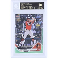 Colton Cowser Baltimore Orioles 2025 Topps Now Road To Opening Day Green Foil Black Label #OD-5 #/99 BGS Authenticated 10 Card - 10,10,10,10 Subgrades