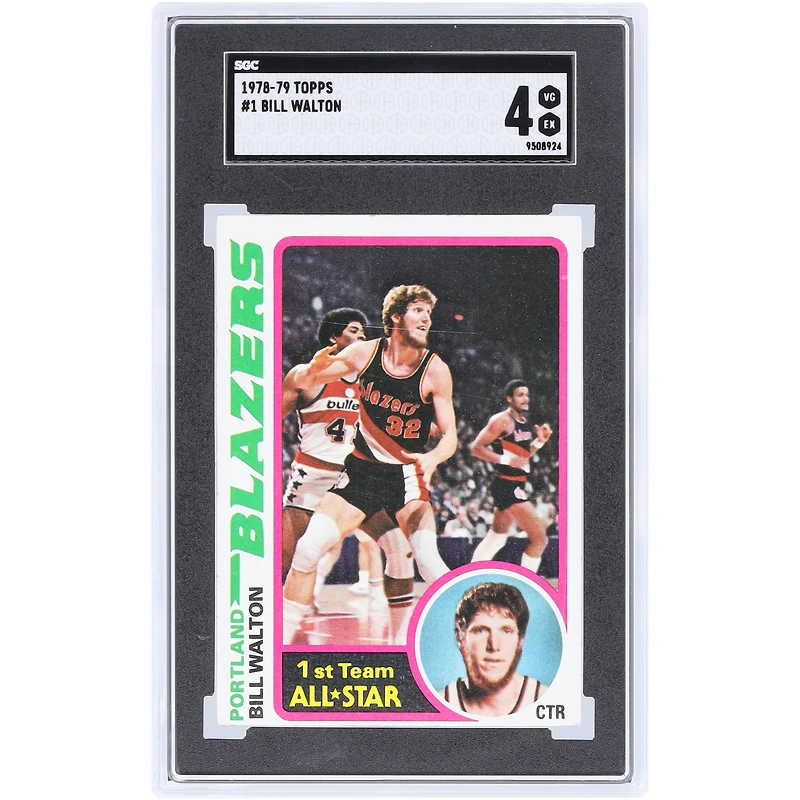 Bill Walton Portland Trail Blazers 1978-79 Topps #1 SGC Authenticated Card