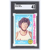 Bill Walton Portland Trail Blazers 1974-75 Topps #39 SGC Authenticated Rookie Card