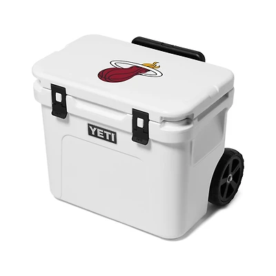 YETI White Miami Heat Roadie 32 Wheeled Cooler