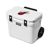 YETI White Miami Heat Roadie 32 Wheeled Cooler