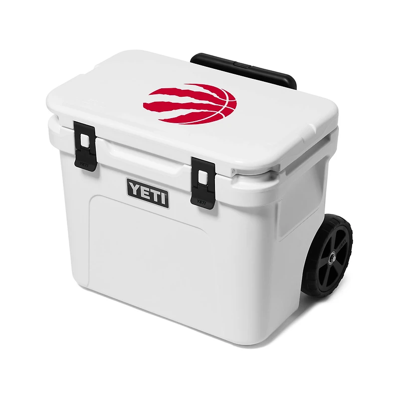 YETI White Toronto Raptors Roadie 32 Wheeled Cooler