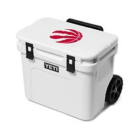 YETI White Toronto Raptors Roadie 32 Wheeled Cooler