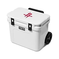YETI White Houston Rockets Roadie 32 Wheeled Cooler