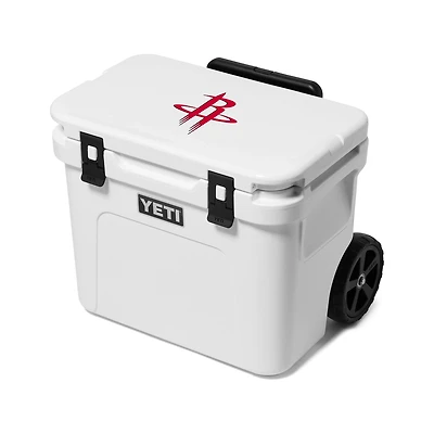 YETI White Houston Rockets Roadie 32 Wheeled Cooler