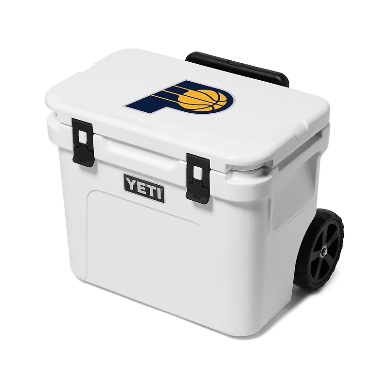 YETI White Indiana Pacers Roadie 32 Wheeled Cooler