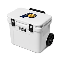 YETI White Indiana Pacers Roadie 32 Wheeled Cooler
