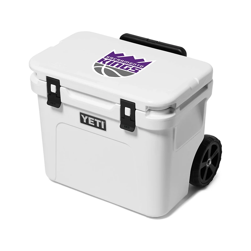 YETI White Sacramento Kings Roadie 32 Wheeled Cooler