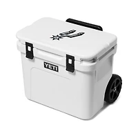 YETI White San Antonio Spurs Roadie 32 Wheeled Cooler