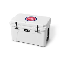 YETI White Detroit Pistons Tundra 45 Hard Cooler
