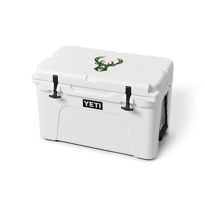 YETI White Milwaukee Bucks Tundra 45 Hard Cooler