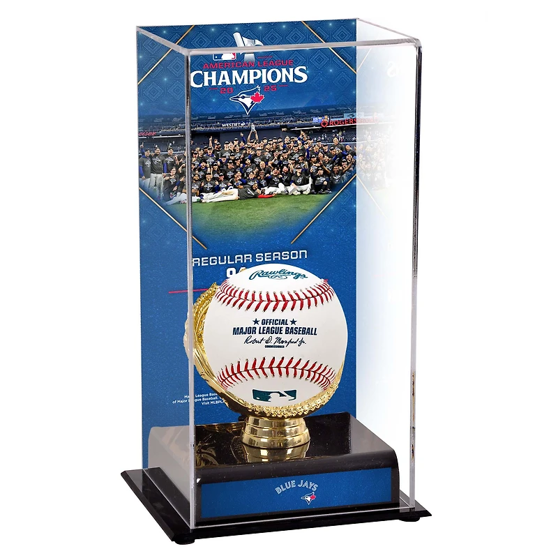 Toronto Blue Jays 2025 American League Champions Sublimated Display Case with Image