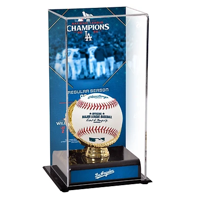 Los Angeles Dodgers 2025 National League Champions Sublimated Display Case with Image