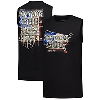 Men's Checkered Flag Sports Black Daytona International Speedway 2026 Daytona 500 Sleeveless Tank