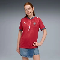 Youth Puma Cristiano Ronaldo Red Portugal National Team 2026 Home Replica Jersey