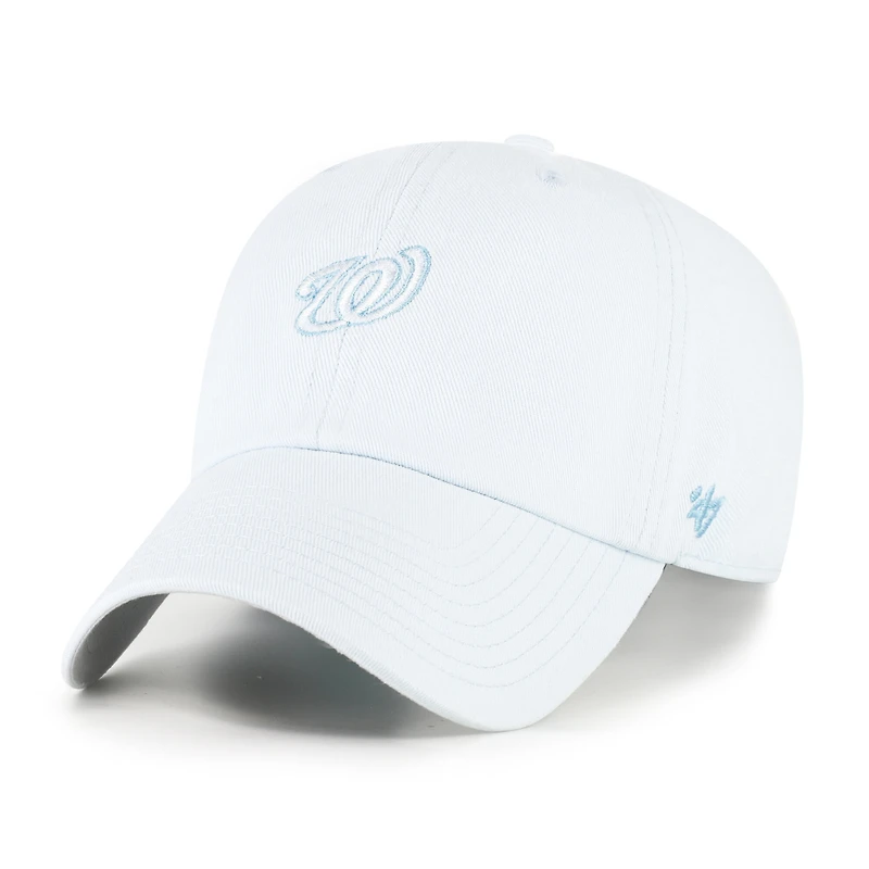 Unisex '47 Light Blue Washington Nationals Pastel Clean Up Adjustable Hat