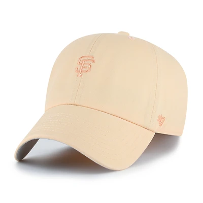 Unisex '47 Orange San Francisco Giants Pastel Clean Up Adjustable Hat