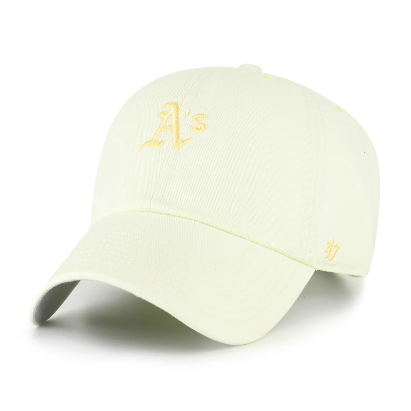 Unisex '47 Yellow Athletics Pastel Clean Up Adjustable Hat