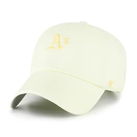 Unisex '47 Yellow Athletics Pastel Clean Up Adjustable Hat