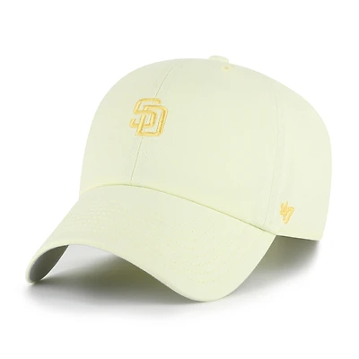 Unisex '47 Yellow San Diego Padres Pastel Clean Up Adjustable Hat