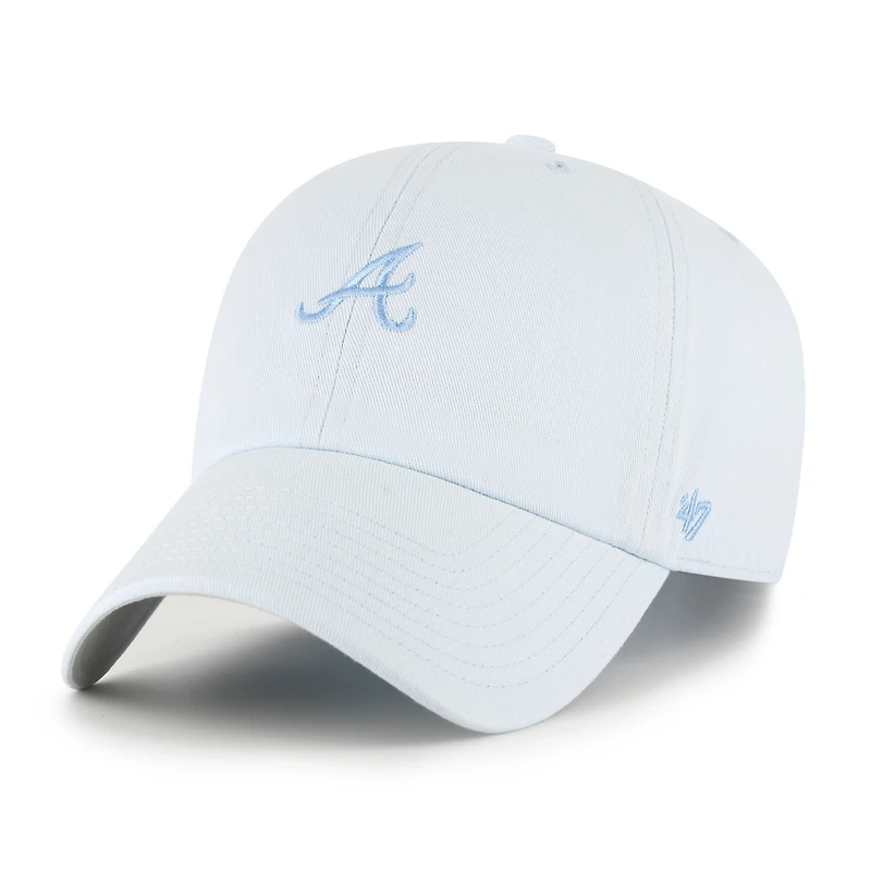 Unisex '47 Light Blue Atlanta Braves Pastel Clean Up Adjustable Hat