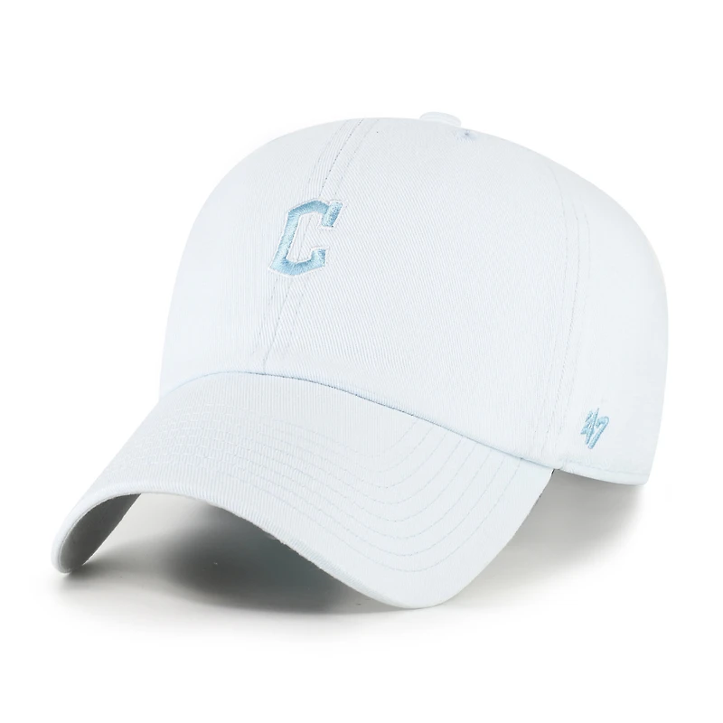 Unisex '47 Light Blue Cleveland Guardians Pastel Clean Up Adjustable Hat