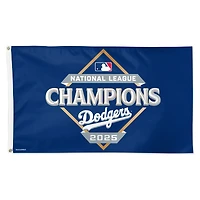 WinCraft Los Angeles Dodgers 2025 National League Champions Locker Room 3' x 5' Single-Sided Celebration Deluxe Flag