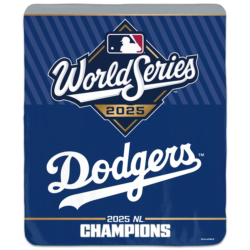 WinCraft Los Angeles Dodgers 2025 National League Champions 50" x 60" Sport Utility Blanket