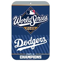 WinCraft Los Angeles Dodgers 2025 National League Champions 11" x 17" Styrene Sign
