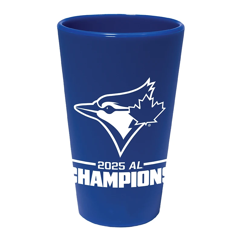 WinCraft Toronto Blue Jays 2025 American League Champions 16oz. Silicone Pint Glass