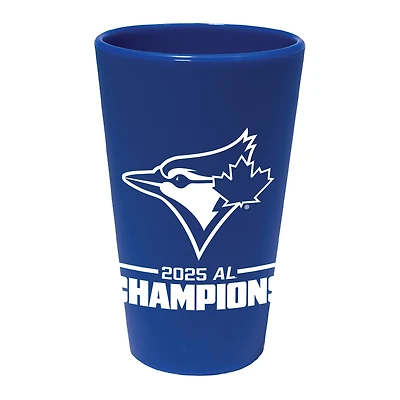 WinCraft Toronto Blue Jays 2025 American League Champions 16oz. Silicone Pint Glass