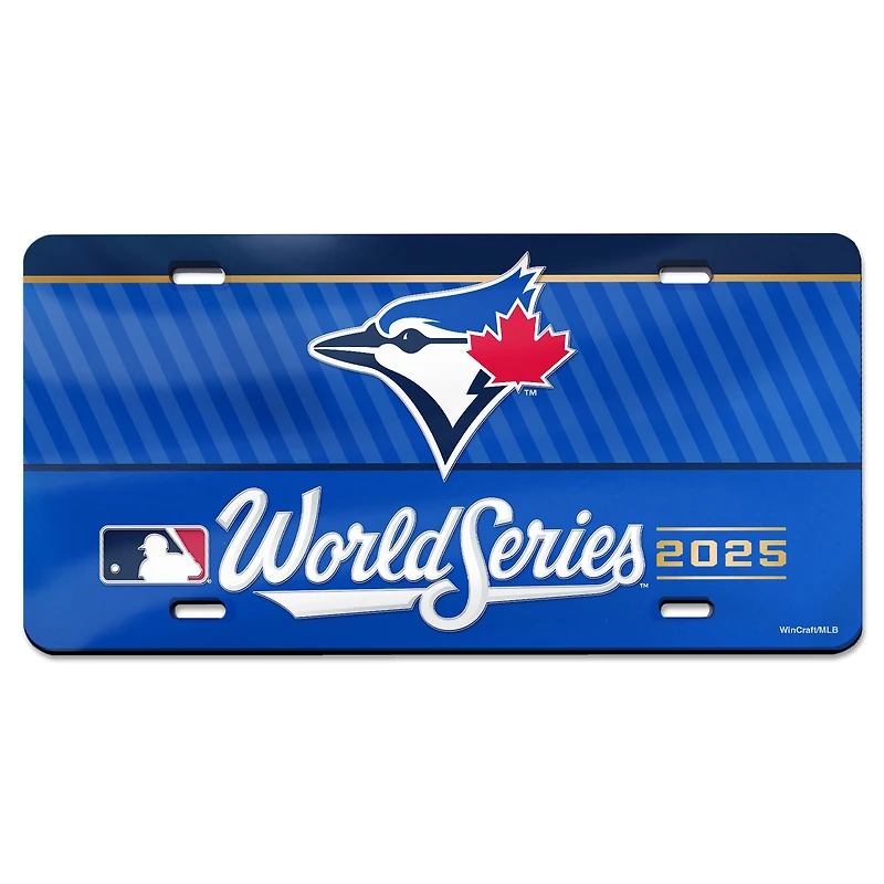 WinCraft Toronto Blue Jays 2025 World Series Laser Cut Acrylic License Plate