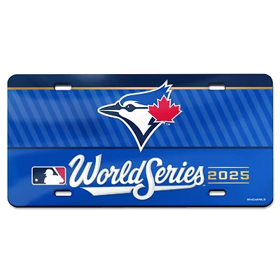 WinCraft Toronto Blue Jays 2025 World Series Laser Cut Acrylic License Plate