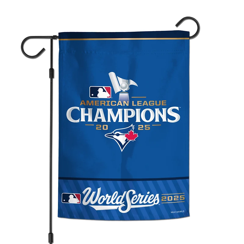WinCraft Toronto Blue Jays 2025 American League Champions 12" x 18" Double-Sided Garden Flag