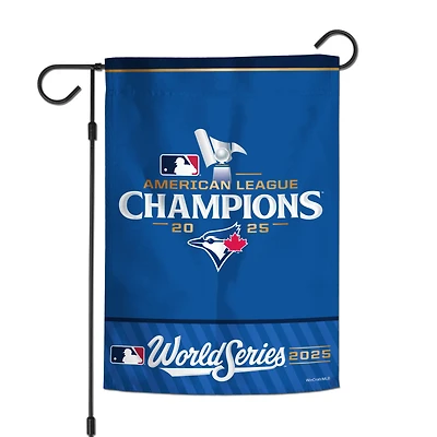 WinCraft Toronto Blue Jays 2025 American League Champions 12" x 18" Double-Sided Garden Flag