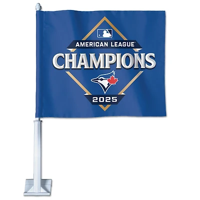 WinCraft Toronto Blue Jays 2025 American League Champions Locker Room Celebration Double-Sided Car Flag