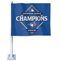 WinCraft Toronto Blue Jays 2025 American League Champions Locker Room Celebration Double-Sided Car Flag