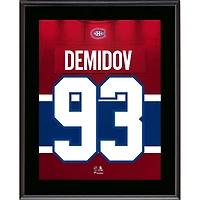 Ivan Demidov Montreal Canadiens 10.5" x 13" Jersey Number Sublimated Player Plaque