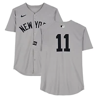 Anthony Volpe New York Yankees Game-Used #11 Gray Nike Jersey vs. Baltimore Orioles on September 21, 2025