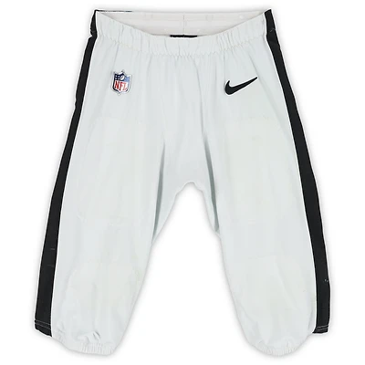 Smael Mondon Jr. Philadelphia Eagles Game-Used White Nike Pants vs. Kansas City Chiefs on September 14, 2025