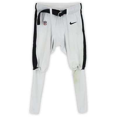 Jalen Hurts Philadelphia Eagles Game-Used White Nike Pants vs. Tampa Bay Buccaneers on September 28, 2025