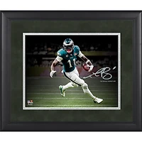 A.J. Brown Philadelphia Eagles Facsimile Signature Framed 11" x 14" Spotlight Photograph