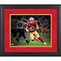 Christian McCaffrey San Francisco 49ers Facsimile Signature Framed 11" x 14" Spotlight Photograph