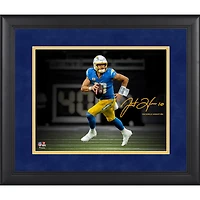 Justin Herbert Los Angeles Chargers Facsimile Signature Framed 11" x 14" Spotlight Photograph