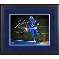 Jahmyr Gibbs Detroit Lions Facsimile Signature Framed 11" x 14" Spotlight Photograph